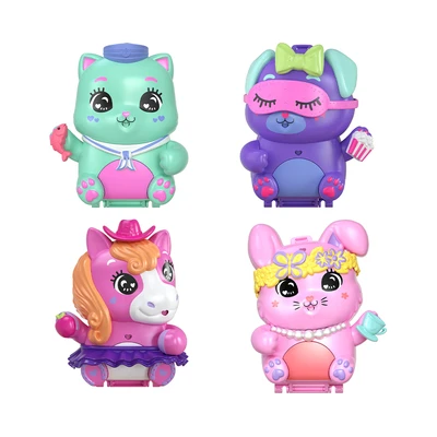 Gambar Polly Pocket Playset Sleepover Puppy Compact Random