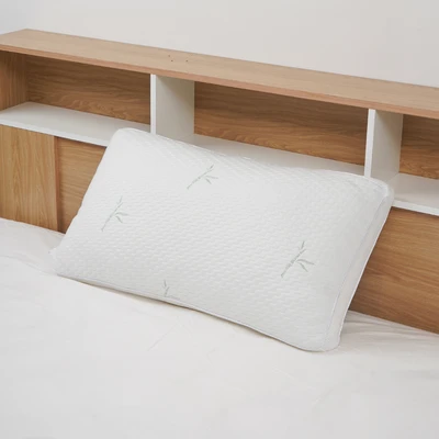 Gambar Informa Sleep Set 2 Pcs Bantal & Guling Bambu Jacquard - Putih