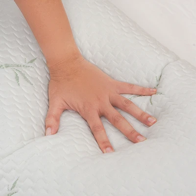 Gambar Informa Sleep Set 2 Pcs Bantal & Guling Bambu Jacquard - Putih