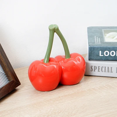 Gambar Informa 16x8.5x16 cm Patung Miniatur Dekorasi Cherry - Merah