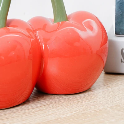 Gambar Informa 16x8.5x16 cm Patung Miniatur Dekorasi Cherry - Merah