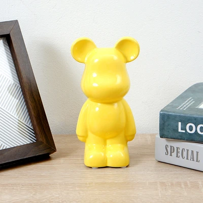 Gambar Informa 10x7.5x18 cm Patung Miniatur Dekorasi Bear - Yellow