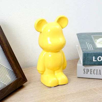 Gambar Informa 10x7.5x18 cm Patung Miniatur Dekorasi Bear - Yellow