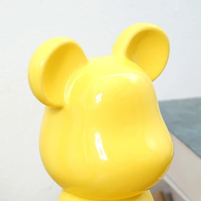 Gambar Informa 10x7.5x18 cm Patung Miniatur Dekorasi Bear - Yellow