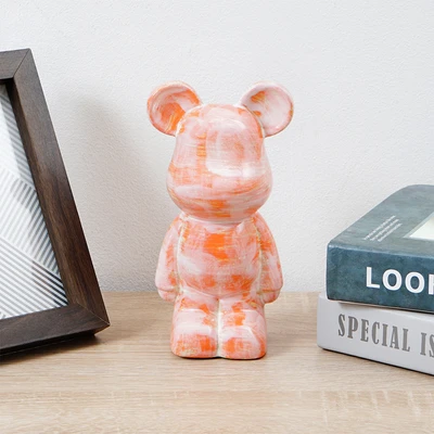 Gambar Informa 10x7.5x18 cm Patung Miniatur Dekorasi Bear - Merah