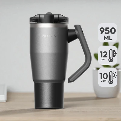 Gambar Spark Turner Botol Vacuum Flask Stainless Steel 950 ml - Hitam Night Drive