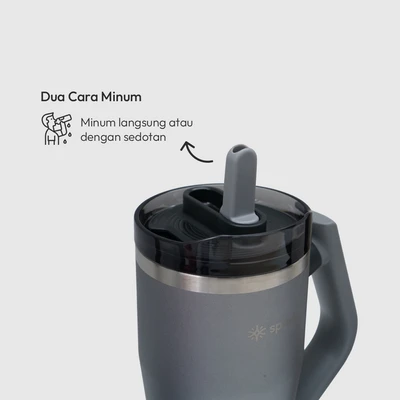 Gambar Spark Turner Botol Vacuum Flask Stainless Steel 950 ml - Hitam Night Drive