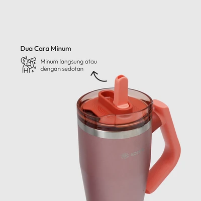 Gambar Spark Turner Botol Vacuum Flask Stainless Steel 950 ml - Pink Sweet Tangerine