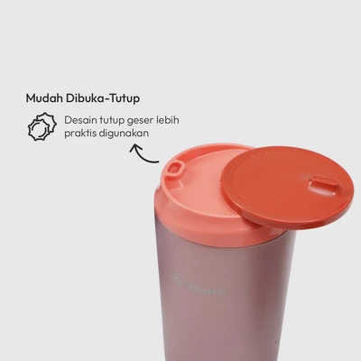 Gambar Spark Keeper Botol Vacuum Flask Stainless Steel 450 ml - Pink Tangerin