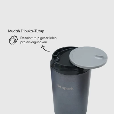 Gambar Spark Keeper Botol Vacuum Flask Stainless Steel 450 ml - Hitam Night Drive