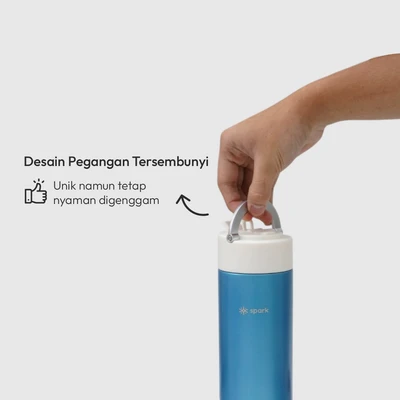 Gambar Spark Flicksip Botol Vacuum Flask Stainless Steel 480 ml - Biru Vitamin Sea