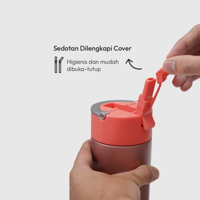 Gambar Spark Flicksip Botol Vacuum Flask Stainless Steel 480 ml - Pink Tangerine