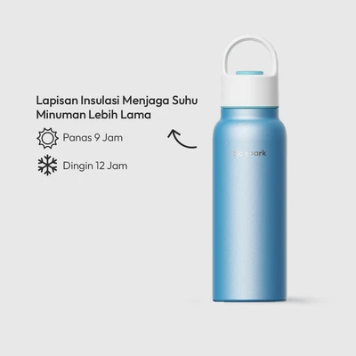 Gambar Spark Poplid Botol Vacuum Flask 650 ml - Biru Vitamin Sea