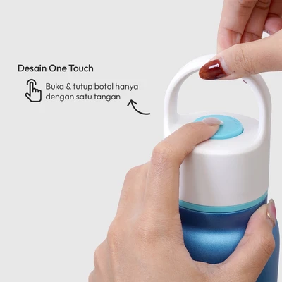 Gambar Spark Poplid Botol Vacuum Flask 650 ml - Biru Vitamin Sea