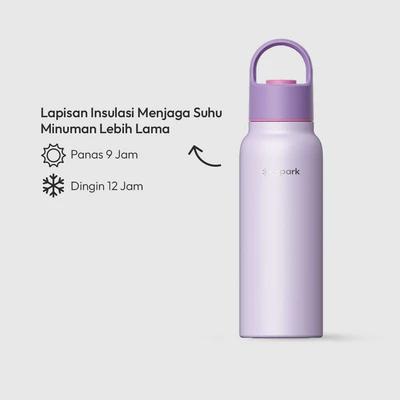 Gambar Spark Poplid Botol Vacuum Flask 650 ml - Ungu Bubblegum