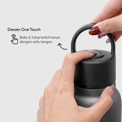 Gambar Spark Poplid Botol Vacuum Flask 650 ml - Hitam Night Drive
