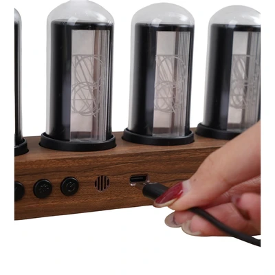 Gambar Forhom Naevis Jam Meja Digital Glow Tube - Mix