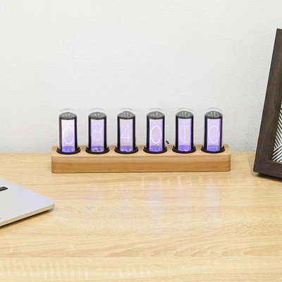 Gambar Forhom Illunox Jam Meja Digital Glow Tube - Mix