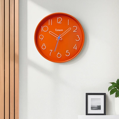 Gambar Forhom Jam Dinding 30 cm - Merah Coral