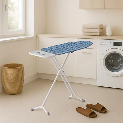 Gambar Stora 114.9x32x80 cm Meja Setrika Lipat Wave - Biru