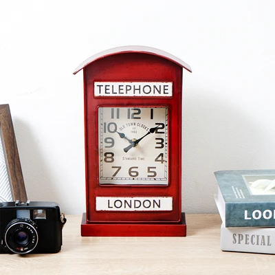 Gambar Informa 18x6.5x29.5 cm Jam Meja - Merah