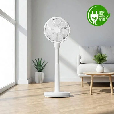 Gambar Kris Kipas Angin Berdiri 9 Inch 22 Watt - Putih