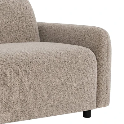 Gambar Nordia Rushville Sofa Modular Kiri Fabric 1 Seater - Krem Beige