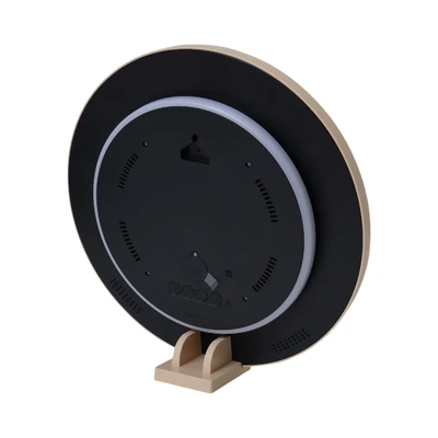Gambar Forhom Jam Dinding LED Digital Nordwood - Cokelat Natural