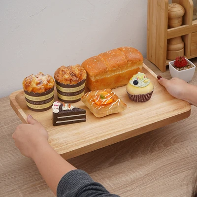 Gambar Culinart Sloop Talenan Kayu 35x25 cm - Cokelat
