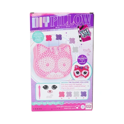 Gambar Pretty Missy Set Diy Pillow Cat - Pink