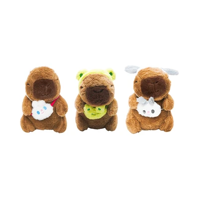 Gambar Pretty Missy Boneka Animal Hat Capybara 20 Cm Random