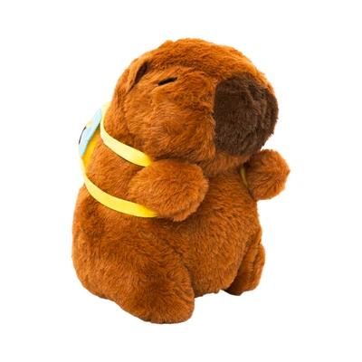 Gambar Pretty Missy Boneka Capybara Dengan Bee 20 Cm - Cokelat