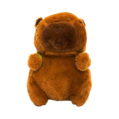 Gambar Pretty Missy Boneka Capybara Dengan Turtle 20 Cm - Cokelat