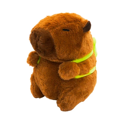 Gambar Pretty Missy Boneka Capybara Dengan Turtle 20 Cm - Cokelat
