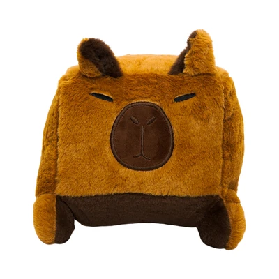 Gambar Pretty Missy Boneka Capybara Square Stackable 30 Cm - Cokelat