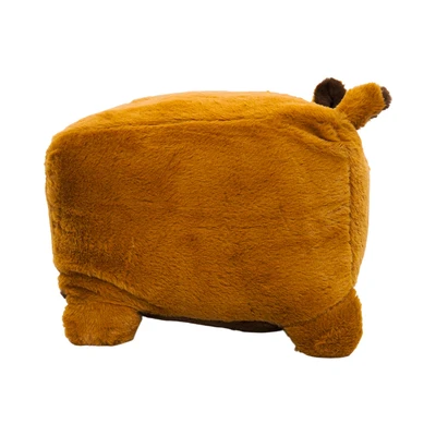 Gambar Pretty Missy Boneka Capybara Square Stackable 30 Cm - Cokelat