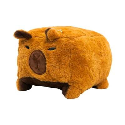 Gambar Pretty Missy Boneka Capybara Square Stackable 40 Cm - Cokelat