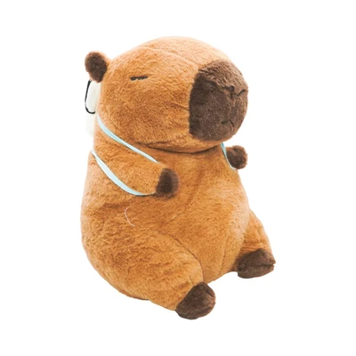 Gambar Pretty Missy Boneka Capybara Dengan Dumpling 30 Cm - Cokelat