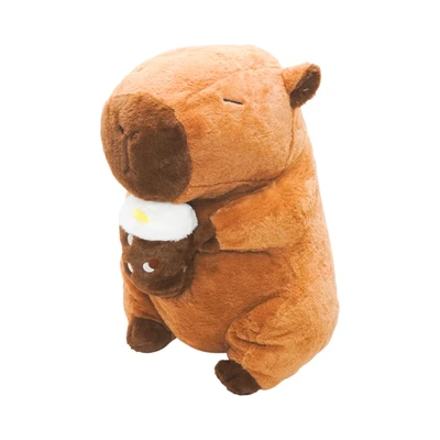 Gambar Pretty Missy Boneka Capybara Milk Tea 38 Cm - Cokelat