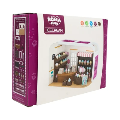 Gambar Pretty Missy Koala Diary Miniatur 3d Ice Cream Shop - Mix