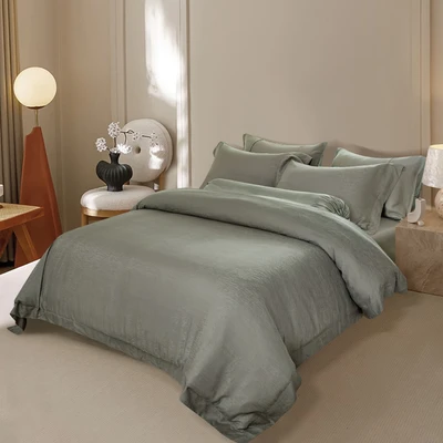 Gambar Informa 180x200 cm Set 9 Pcs Seprai King Tencel Jacquard Berlin