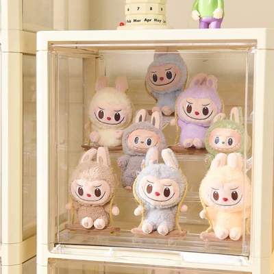 Gambar Stora Rak Pajangan Action Figure 3 Tingkat - Putih Ivory
