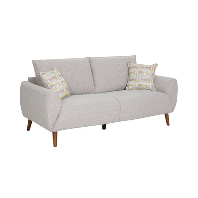 Gambar Informa Calista Sofa Fabric 3 Seater - Cokelat Muda