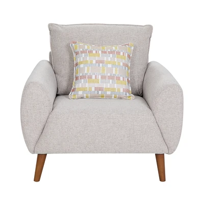 Gambar Informa Calista Sofa Fabric 1 Seater - Cokelat Muda