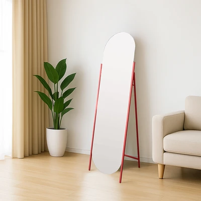 Gambar Informa Cermin Lantai Besi 40x3x150 cm - Merah