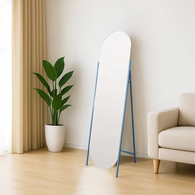 Gambar Informa Cermin Lantai Besi 40x3x150 cm - Biru