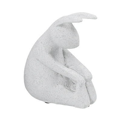 Gambar Informa Patung Miniatur Dekorasi Rabbit Set 3 pcs V2 - Putih