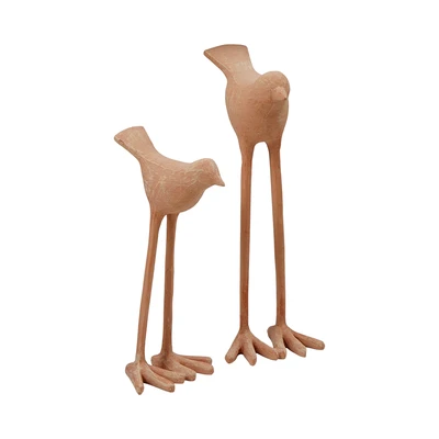 Gambar Informa Patung Miniatur Dekorasi Longbird Set 2 pcs - Oranye