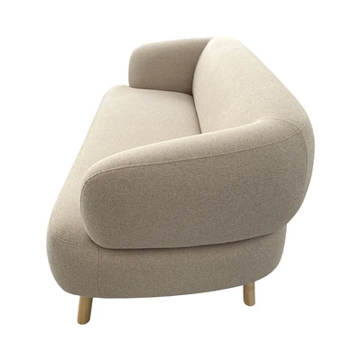 Gambar Nordia Sheridan Sofa Fabric 2 Seater - Krem