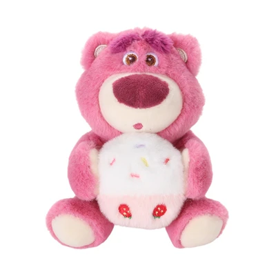 Gambar Disney Gantungan Kunci Boneka Lotso Dessert Cake 10 Cm - Pink